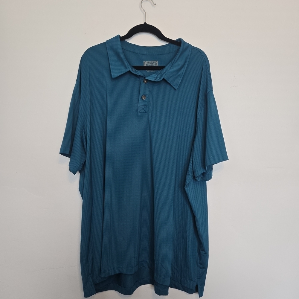 Duluth Trading Co Men's Blue Polo Shirt